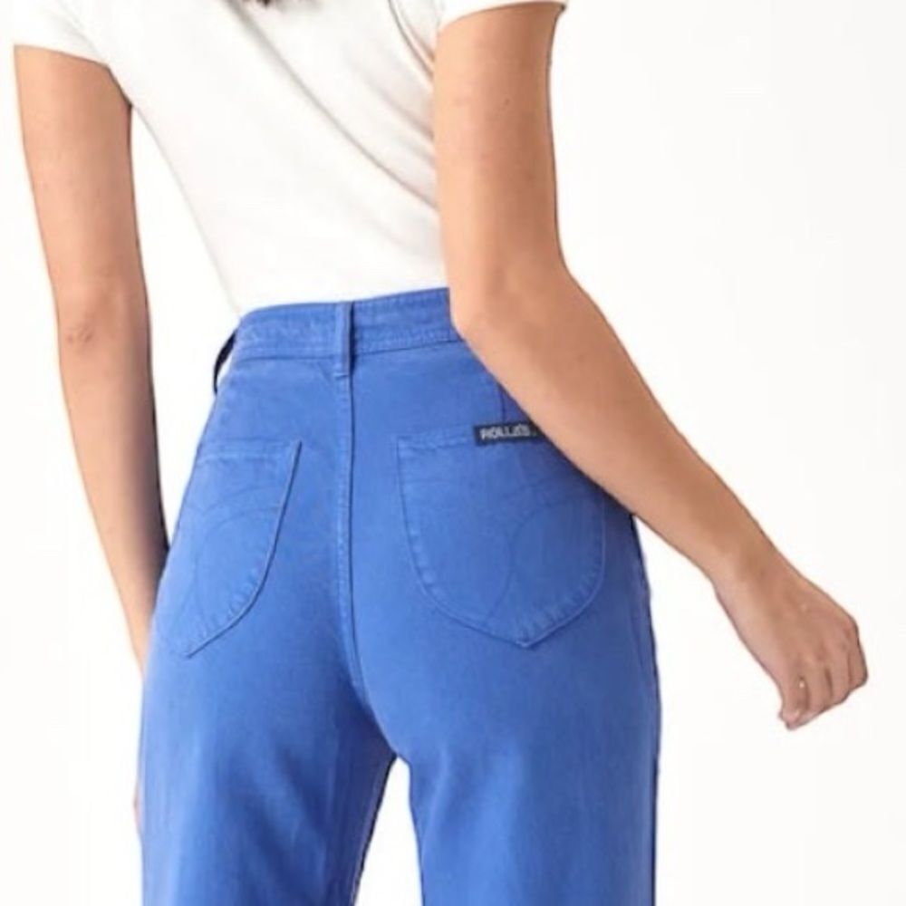 Rolla’s Wide Leg Pant Sailor Lyocell Blue Size 25